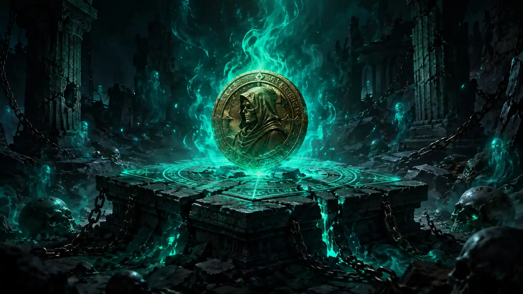 Charons Coin Paylines and Reel Layout